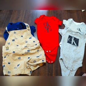 calvin klein baby set 0/3 summer clothes